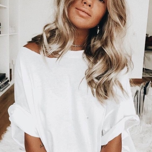Revolt Society Tops - BEST SELLER 🕊 White Distressed Tee